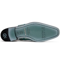 Pissa Genuine Caiman and Lizard Patchwork Derby Shoes Tourquoise/White image 5