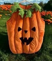 NWT Hallows Eve Plush Pumpkin Jack O Lantern Halloween Costume Orange SIZE 4T - £19.42 GBP