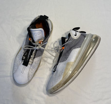 Nike Air Max 720 Waves Shoes White Wolf Gray Black BQ4430-100 Men&#39;s Sz 10 - £30.76 GBP