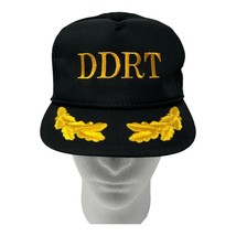 DDRT Gold Leap Embroidered Black Snapback Hat Vintage YoungAn - £17.25 GBP