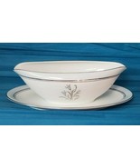 Vintage Noritake Bluebell China- Gravy Boat with attached Plate - £6.25 GBP