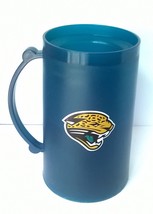 Nfl Jacksonville Jaguars Teal 15 Oz Insulated Freezable Mug New - £4.75 GBP