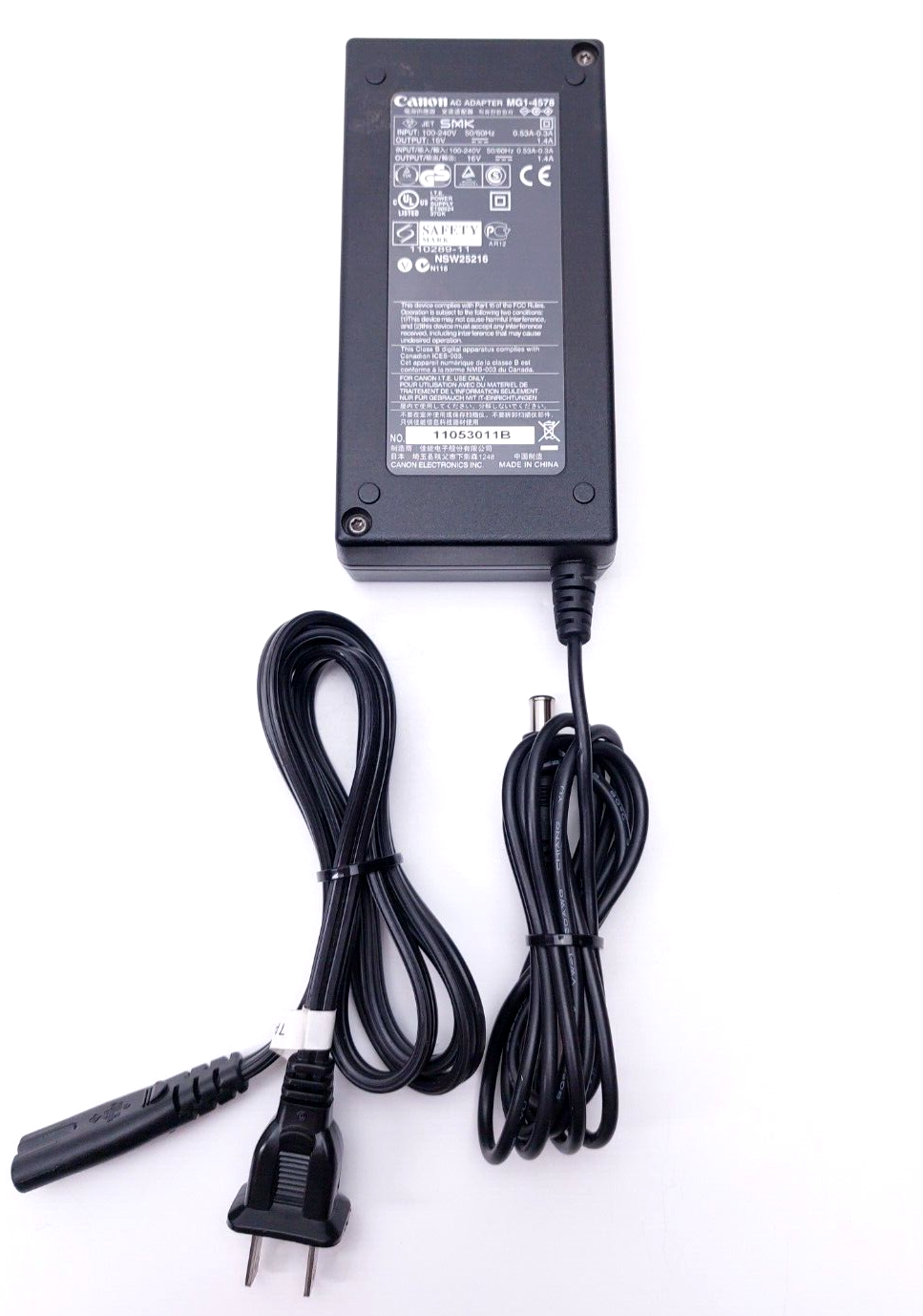 Primary image for Genuine Canon MG1-4578 AC Adapter w/ Power Cable