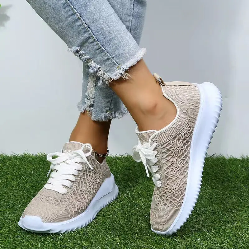 women&#39;s Summer Casual Shoes Solid Color  Ladies Sneakers Plus Size   Flats Zapat - £129.92 GBP