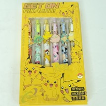 Pikachu Gel Pen Set Cartoon Pokemon Ballpoint Writing Pens NEW 6 Pieces ... - $25.73
