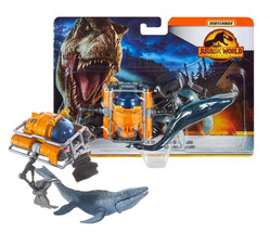 Matchbox Jurassic World Dino Transporters: Mosasaurus Sea Sub Mint on Card - $39.88
