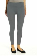 HUE Womens Brushed Fleece Seamless Leggings size Medium Color Gray - £42.71 GBP