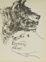 &quot;Le Chien&quot; By Pablo Picasso Lithograph from Buffon Book 14 3/4&quot;x11&quot; - £143.45 GBP