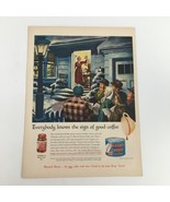 1950 Maxwell House Instant Coffee Vintage Print Ad - £6.69 GBP