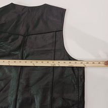 FMC Gulf Coast Thunder Beloxi Men's Black Snap Leather Biker Vest Pocket Size 44 image 5