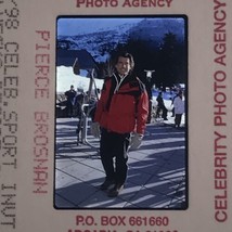 1998 Pierce Brosnan at Celebrity Sports Invt Alaska Photo Transparency S... - £7.56 GBP