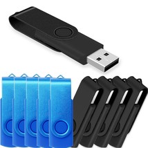 32Gb Usb Flash Drive 10 Pack, Usb Drives 32Gb Memory Stick Swivel Gig Stick Flas - £43.90 GBP