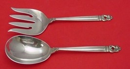 Royal Danish by International Sterling Silver Salad Serving Set 2pc AS 9 1/4&quot; - £204.32 GBP