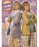 Dylan Sprouse Cole Sprouse teen magazine pinup clipping Suite Life Rumor... - $1.50