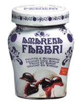 Fabbri Amarena Dark Black Wild Cherries in Syrup - 5 Jars x 21oz (590gr)... - $119.78