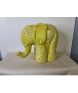 Ceramic Elephant Lime Green  NOS 7 x 9 Inches - £19.38 GBP