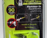 WallClaw Drywall Hammer-In Wall Anchors 3/16&quot; X 2&quot; 90 Lb. Hold 25 Pk. No... - £11.15 GBP