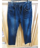 Men&#39;s Buffalo David Bitton We Are Denim 32W 30L Dark Blue Fade Straight/... - €12,69 EUR