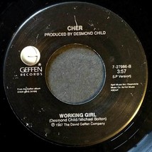Cher - We All Sleep Alone / Working Girl [7&quot; 45 rpm Single on Geffen 7-2... - $1.13