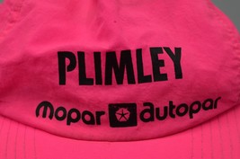 Plimley Mopar Autopar Neon Pink Adjustable Snapback Hat Vtg 100% Nylon - £15.19 GBP