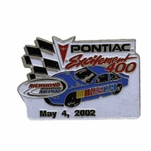 2002 Pontiac 400 Richmond Raceway Virginia NASCAR Race Racing Enamel Hat Pin - £6.24 GBP