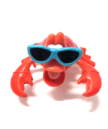 Disney The Little Mermaid 2&quot; SEBASTIAN THE CRAB with Sunglasses PVC Figure - $6.93