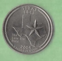 2004 P Texas State Quarter - Near Uncirculated  - £0.98 GBP