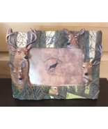 Deer Hunting 3D PICTURE FRAME Rustic Cabin Decor BUCK DOE Resin PHOTO 4x... - €17,24 EUR
