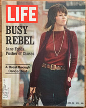 LIFE Magazine April 23 1971-Jane Fonda Activist-New Cancer Test - £7.99 GBP