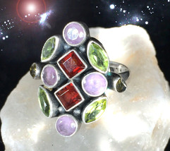 HAUNTED RING ALEXANDRIA'S RICHES AT YOUR FEET HIGHEST LIGHT COLLECT OOAK MAGICK - £2,286.28 GBP