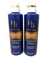 2 Pack HB Hair Biology Long &amp; Revitalized Strengthening Shampoo  12.8oz - $570.03 MXN