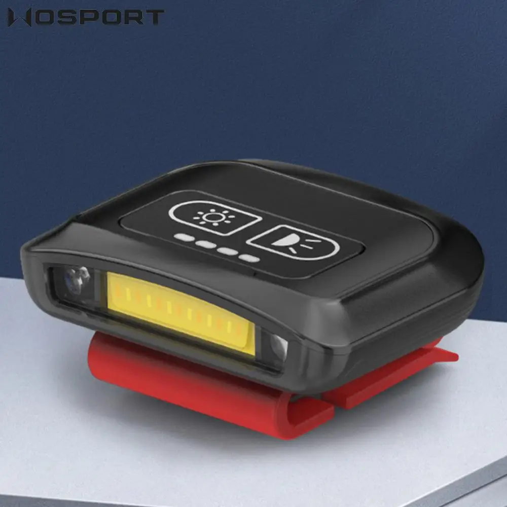 COB Hat Clip Light 80LM 500mAh Motion Sensor Lantern USB Rechargeable LED - £13.52 GBP