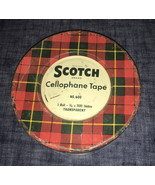 Vintage  1950s SCOTCH CELLOPHANE TAPE 600 Advertising Tin Rare Minnesota... - £6.01 GBP