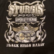STURGIS 69TH Men L Large Shirt 2009 Black Hills Rally South Dakota Vinta... - $14.85