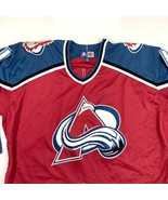 Vtg 90s Starter Colorado Avalanche NHL Hockey Jersey Maroon Blue Size XL... - $1,325.18 MXN