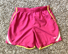 Nike Running Shorts Youth Girls Large Pink Training Elastic Drawstring G... - $14.73