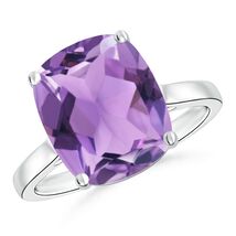 ANGARA Natural Amethyst Engagement Ring for Women in Silver Size 3-13 (1... - $246.05+