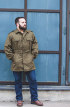 New Czech cold war parka communist coat jacket overcoat winter unlined - £19.98 GBP