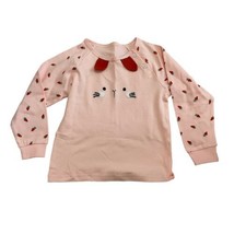 Son Ifun Baby Collection Girls Strawberry Print Peach Long Sleeve Top Large New - £9.30 GBP