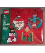 Lego 40744 Christmas Ornament 153 pcs New Sealed Box Damaged - $29.64 CAD