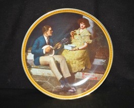 Pondering on the Porch by Norman Rockwell Edwin M Knowles Collector Plate 324G - £13.15 GBP