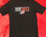 Junior Canes 2012 Sport Tek Training Black T-Shirt Adult Sz Small - $19.79