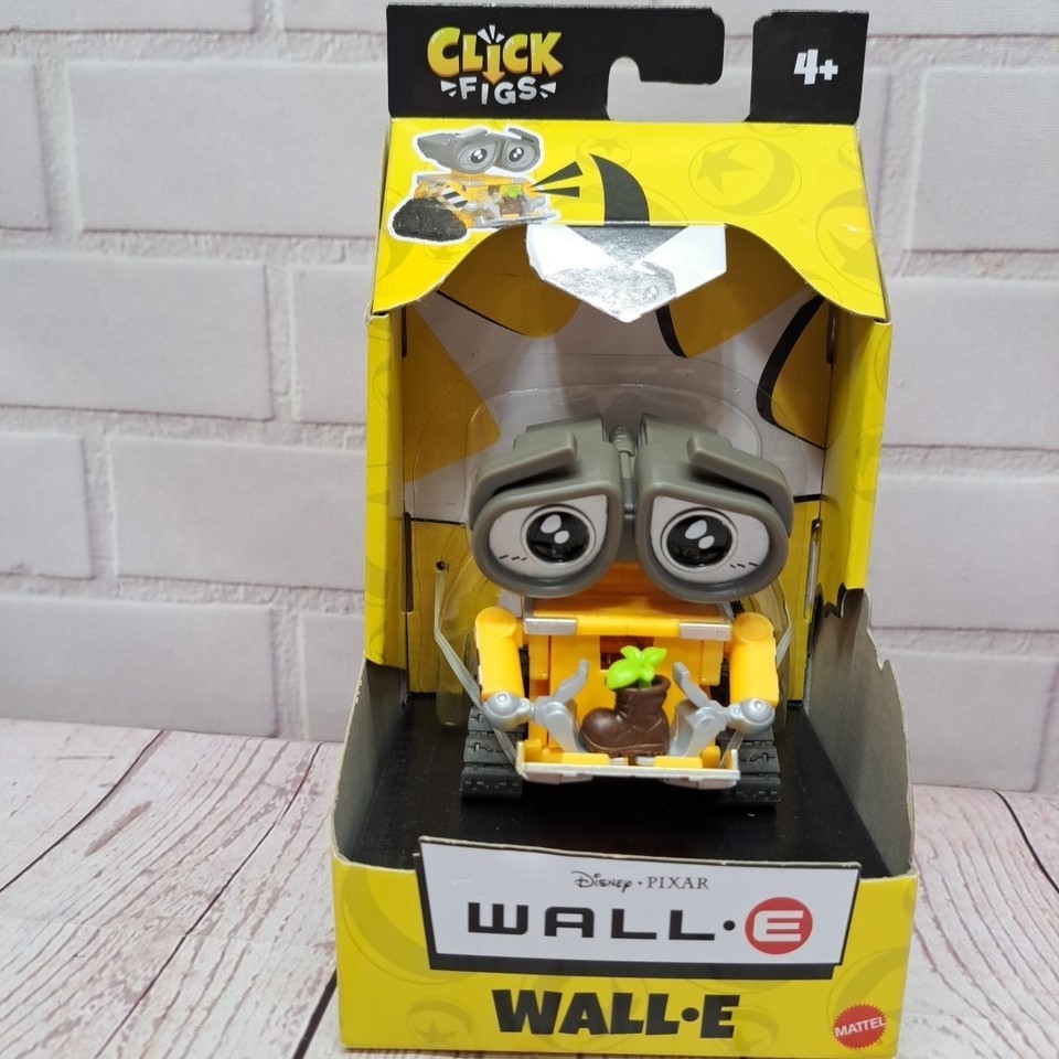 Disney Pixar Click Figs Wall-E Robot 3.5&quot; Small Figure Toy Age 4+ NIB Se... - $11.63