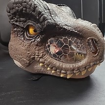 Jurassic World Dominion Tyrannosaurus Rex Chomp &#39;N Roar Mask Works Toy See Desc - £7.81 GBP