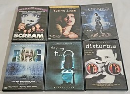 The Ring, The Ring Two, Scream, Disturbia, Orphanage &amp; Taking Lives DVD Lot  - £12.22 GBP