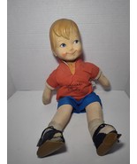 Vintage 1965 Gund Christopher Robin 18&quot; Cloth Doll Walt Disney Showcase ... - $1,086.41 MXN