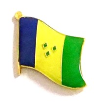 International Waving World Flag Lapel Pin Badge; One Patriotic Country L... - $74.01 MXN