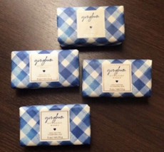 Bath &amp; Body Works Gingham Shea Butter Cleansing Bar Soap 4.2 oz Set of 4 - £19.30 GBP