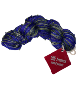 Tilli Tomas BEADED PLIÉ 100% Silk + Glass Beads Hand Dyed DK Yarn Wild V... - £51.12 GBP