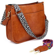 AUYOCO Vegan Leather Crossbody Bags for Women, Crossbody Purse with 2 Guitar Str - $55.42